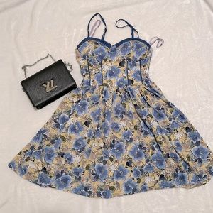 Mini floral dress